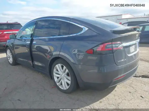 5YJXCBE49HF048848 — 2017 Tesla Model X, zdjęcie 3 z IAAI, Elektryka