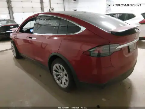 5YJXCDE25MF323071 — 2021 Tesla Model X, photo 3 from IAAI, Front end