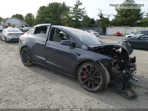 2023 Tesla Model X Plaid Tri Motor All-Wheel Drive VIN 7SAXCBE6XPF408700 фото 1