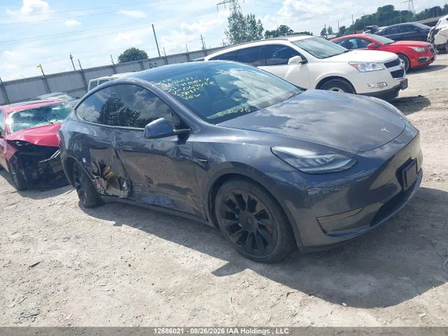 2021 Tesla Model Y Long Range VIN 5YJYGDEE4MF067458 фото 1