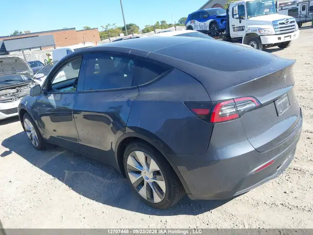 5YJYGDEE7MF202254 — 2021 Tesla Model Y Long Range, photo 3 from IAAI 16.10.2026, Right side