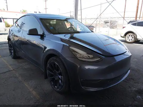 5YJYGDEE4MF282595 — 2021 Tesla Model Y Long Range, Задня частина (Rear), фото до ремонту