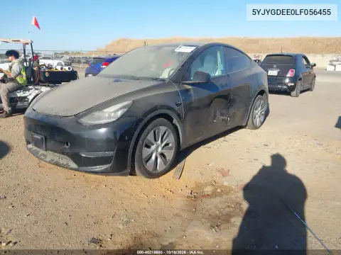 5YJYGDEE0LF056455 — 2020 Tesla Model Y, фото 2 с аукциона IAAI, левый бок