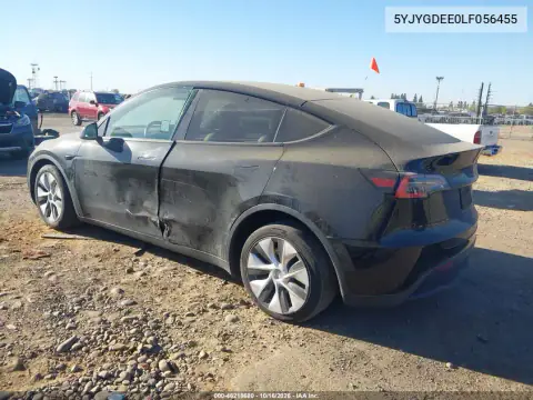 5YJYGDEE0LF056455 — 2020 Tesla Model Y, фото 3 с аукциона IAAI, левый бок