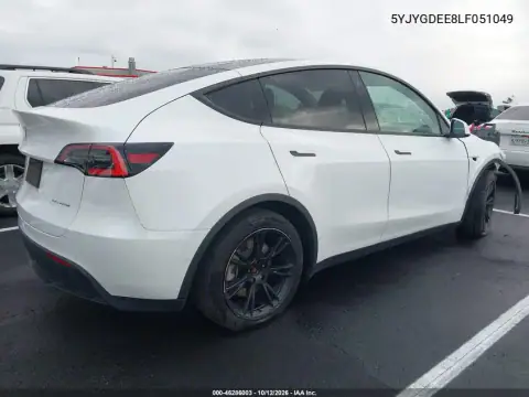 5YJYGDEE8LF051049 — 2020 Tesla Model Y, zdjęcie 4 z IAAI, Przód