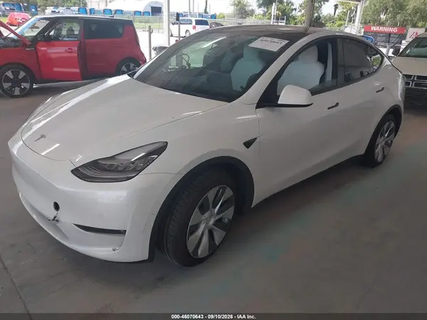 5YJYGDEDXMF109168 — 2021 Tesla Model Y, фото 2 с аукциона IAAI 09.10.2026, Задняя часть