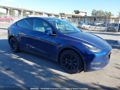 7SAYGAEE4NF547969 — 2022 Tesla Model Y, передняя часть слева (Left Front), фото до ремонта