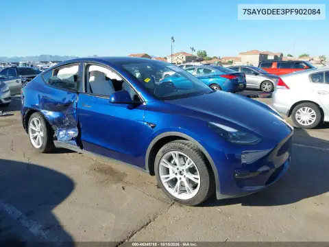 7SAYGDEE3PF902084 — 2023 Tesla Model Y, Правий бік, фото до ремонту