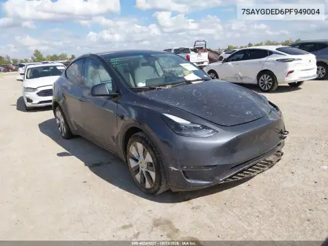 7SAYGDED6PF949004 Tesla Model Y 2023 — повреждение Передняя часть слева, фото до ремонта