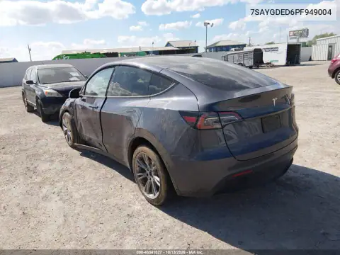 7SAYGDED6PF949004 — 2023 Tesla Model Y, фото 3 с аукциона IAAI, Передняя часть слева