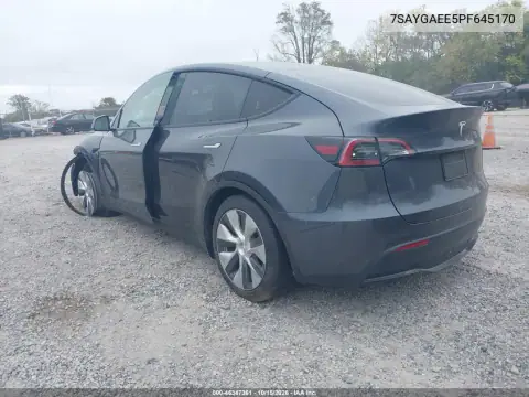7SAYGAEE5PF645170 — 2023 Tesla Model Y, zdjęcie 3 z IAAI, Przód