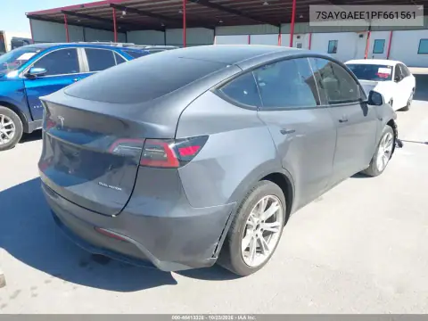 7SAYGAEE1PF661561 — 2023 Tesla Model Y, zdjęcie 4 z IAAI, Przód
