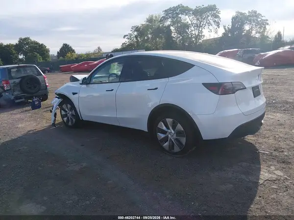 2024 TESLA MODEL Y VIN 7SAYGDEE3RA262202 фото 3