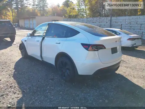 7SAYGDEE8RF130992 — 2024 Tesla Model Y, foto 3 de IAAI, Parte delantera