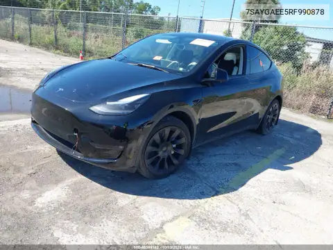 7SAYGAEE5RF990878 — 2024 Tesla Model Y, фото 2 с аукциона IAAI, Биологическая или химическая опасность