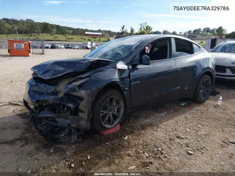 7SAYGDEE7RA329786 — 2024 Tesla Model Y, фото 2 с аукциона IAAI, ПЕРЕДНЯЯ ЧАСТЬ