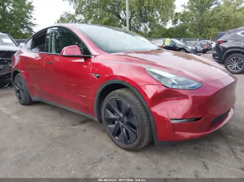 7SAYGDEE4SF308502 — 2025 Tesla Model Y, Trasera izquierda (Left Rear), fotos antes de reparar