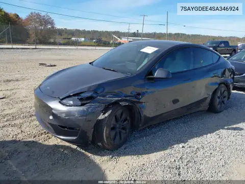 7SAYGDEE4SA346924 — 2025 Tesla Model Y, фото 20 з IAAI, Передня частина зліва