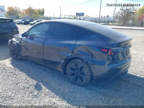 7SAYGDEE4SA346924 — 2025 Tesla Model Y, фото 21 з IAAI, Передня частина зліва