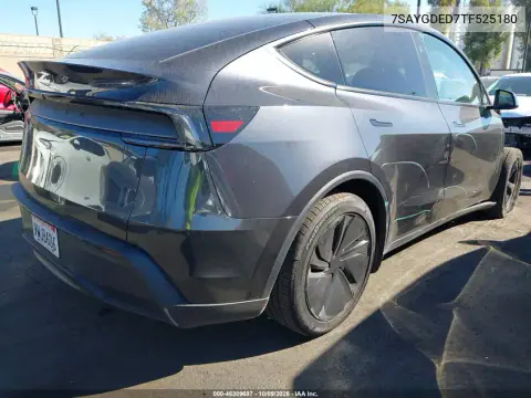 2026 Tesla Model Y Premium Rear-Wheel Drive/Rear-Wheel Drive VIN 7SAYGDED7TF525180 фото 4
