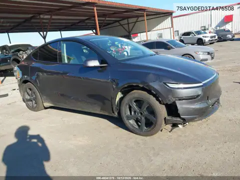 7SAYGDED3TA476508 — 2026 Tesla Model Y, Front end, before-repair photos