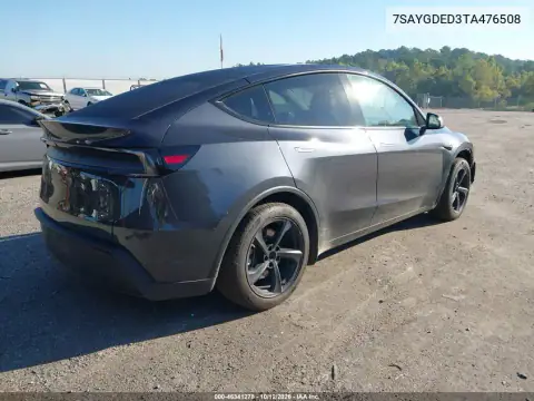 7SAYGDED3TA476508 — 2026 Tesla Model Y, photo 4 from IAAI, Front end