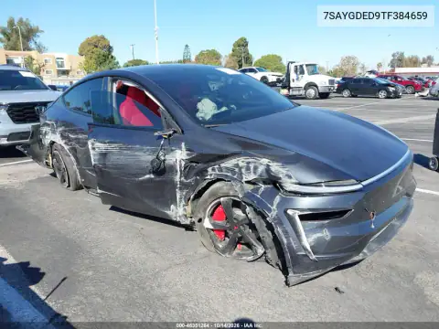 7SAYGDED9TF384659 — 2026 Tesla Model Y, Right side, before-repair photos