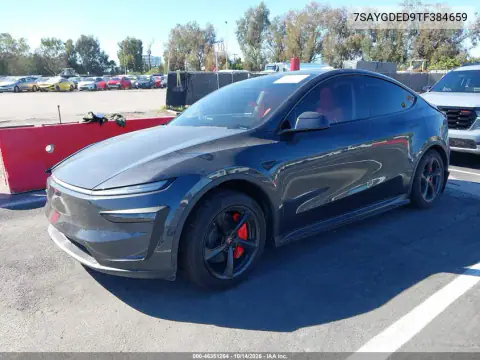 7SAYGDED9TF384659 — 2026 Tesla Model Y, photo 2 from IAAI, Right side