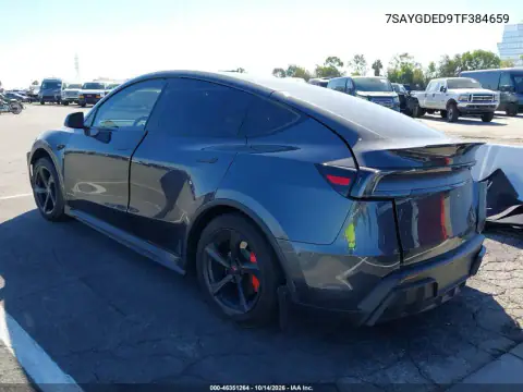 7SAYGDED9TF384659 — 2026 Tesla Model Y, photo 3 from IAAI, Right side