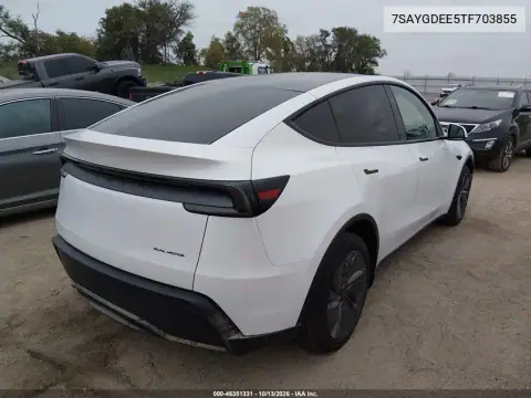 7SAYGDEE5TF703855 — 2026 Tesla Model Y, фото 4 с аукциона IAAI, Подтопление