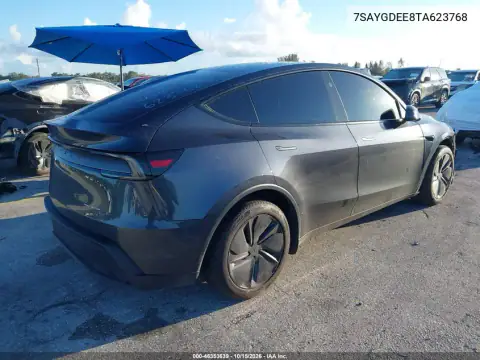 7SAYGDEE8TA623768 — 2026 Tesla Model Y, zdjęcie 4 z IAAI, Lewy przód