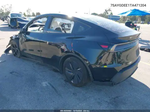 7SAYGDEE1TA471204 — 2026 Tesla Model Y, foto 3 de IAAI, Riesgo biológico / químico