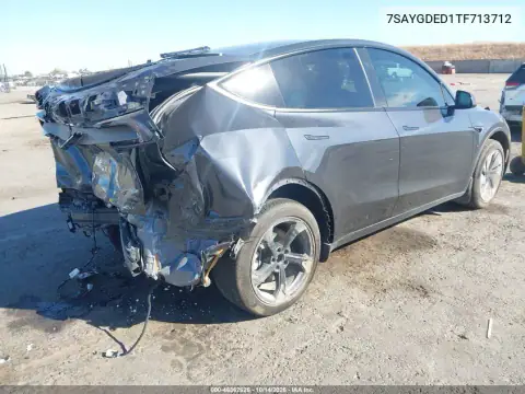 7SAYGDED1TF713712 — 2026 Tesla Model Y, foto 4 de IAAI, Parte trasera