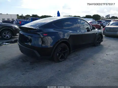 7SAYGDED2TF575517 — 2026 Tesla Model Y, photo 4 from IAAI 29.10.2026, Repossessed