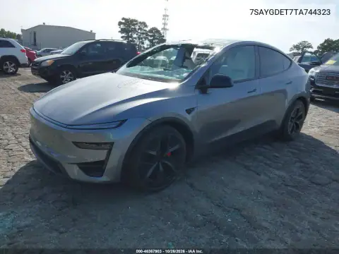 7SAYGDET7TA744323 — 2026 Tesla Model Y, фото 2 з IAAI, Дах
