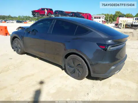 7SAYGDED6TF515434 — 2026 Tesla Model Y, фото 3 з IAAI, Передня частина