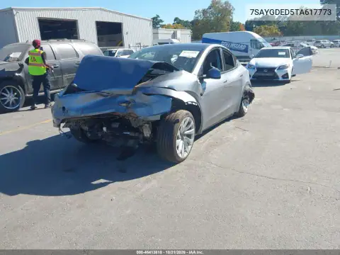 7SAYGDED5TA617773 — 2026 Tesla Model Y, photo 2 from IAAI, Normal wear