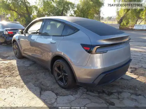 7SAYGDED0TF523903 — 2026 Tesla Model Y, фото 3 з IAAI, Не вказано