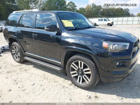 JTEKU5JR1M5862428 — 2021 Toyota 4RUNNER, Rear end, before-repair photos