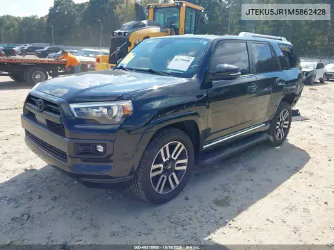 JTEKU5JR1M5862428 — 2021 Toyota 4RUNNER, foto 3 de IAAI, Parte trasera