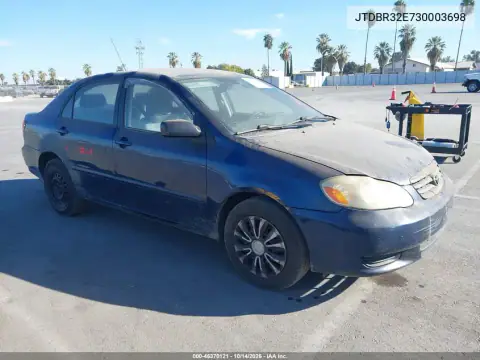 JTDBR32E730003698 — 2003 Toyota Corolla, Normal wear, before-repair photos