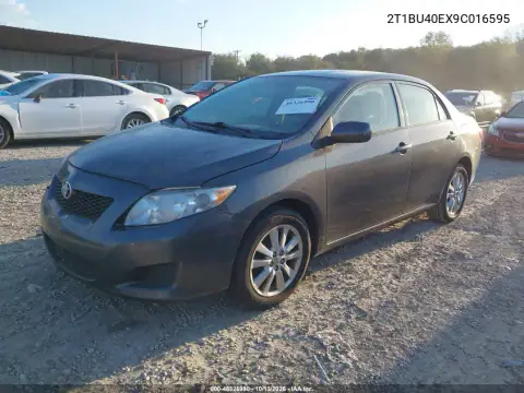 2009 Toyota Corolla Le VIN 2T1BU40EX9C016595 фото 2
