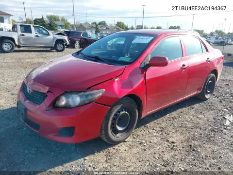 2010 Toyota Corolla Le VIN 2T1BU4EE2AC194367 фото 3