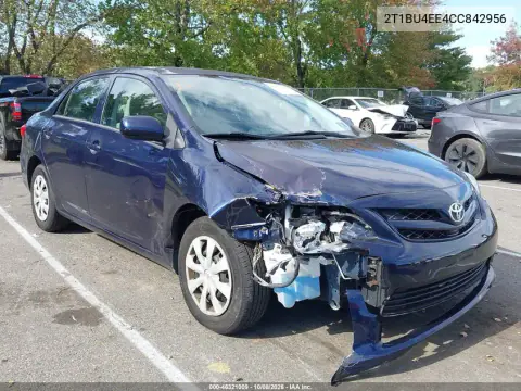 2012 Toyota Corolla L VIN 2T1BU4EE4CC842956 фото 2