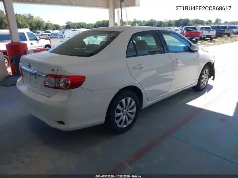 2T1BU4EE2CC868617 — 2012 Toyota Corolla, photo 5 from IAAI, Left front