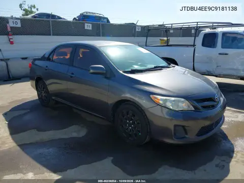 JTDBU4EE9C9181138 — 2012 Toyota Corolla, ბუნებრივი ცვეთა, ფოტოები შეკეთებამდე