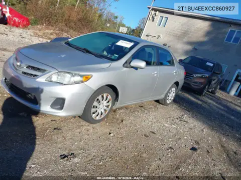 2T1BU4EEXCC860927 — 2012 Toyota Corolla, zdjęcie 3 z IAAI 27.10.2026, Normalne zużycie