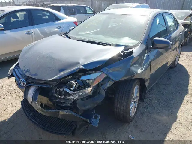2T1BURHE4FC343698 — 2015 Toyota Corolla, photo 2 from IAAI 15.10.2026, Front end