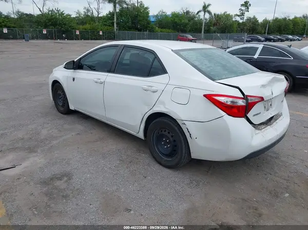 2016 TOYOTA COROLLA VIN 2T1BURHE4GC558189 фото 3
