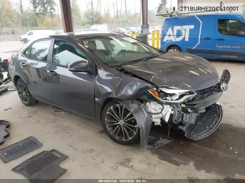 2016 Toyota Corolla S Plus VIN 2T1BURHE2GC610001 фото 2